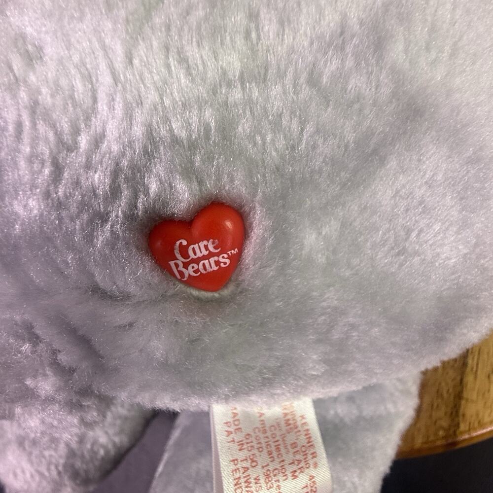Vintage 1983 Kenner Care Bears Grams BEAR 15" Plush Grandma Gran Gray - Picture 7 of 7
